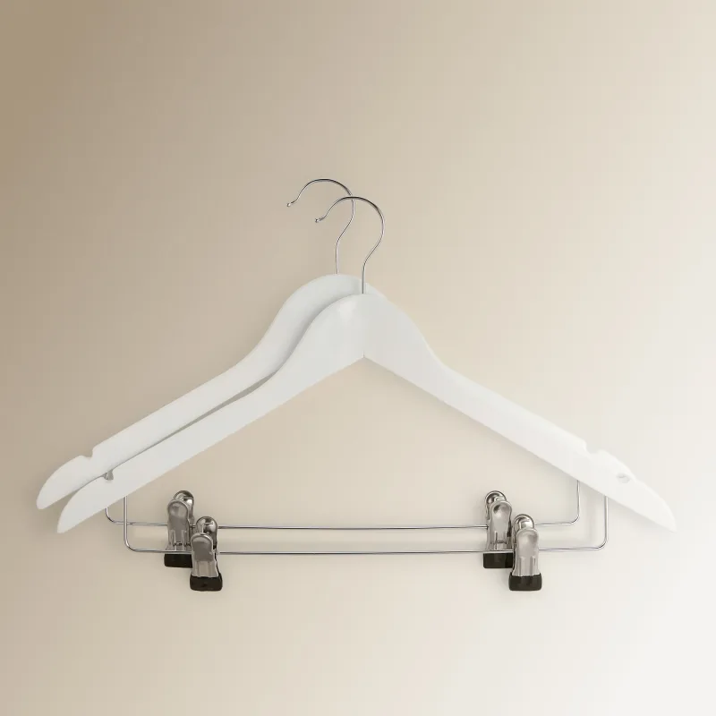 El Corte Inglés - Set de 2 perchas de triángulo con pinzas El Corte Inglés.