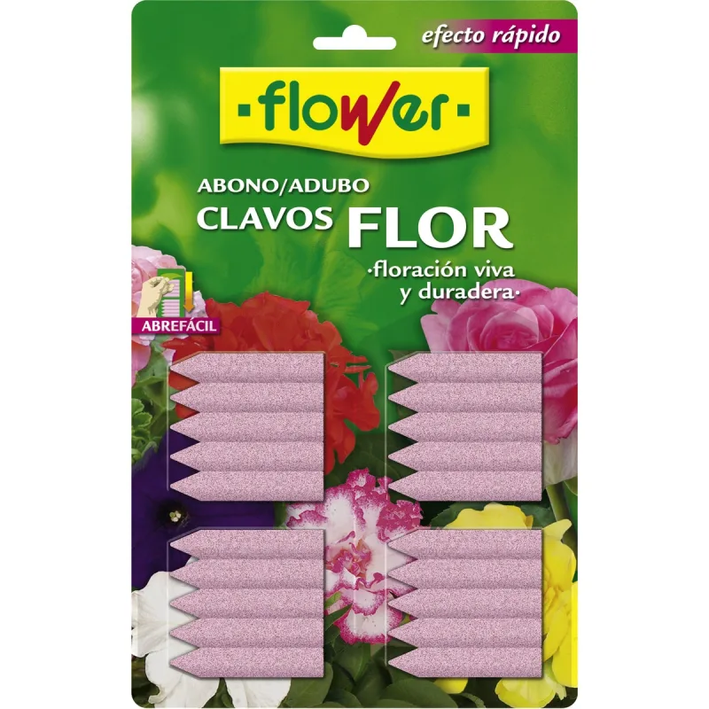 Flower - Abono clavos flor Flower blister.