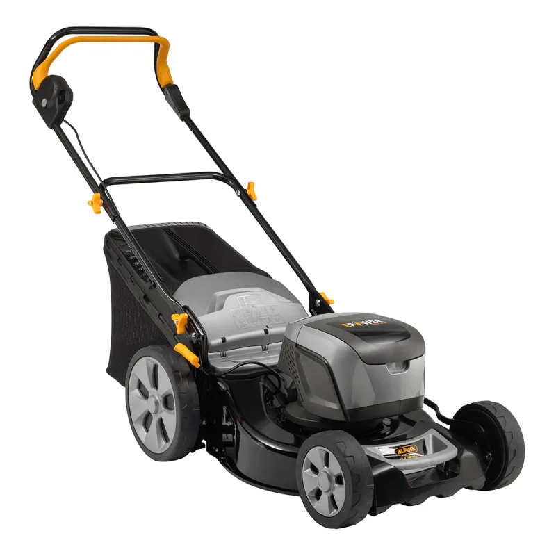 ALPINA - Cortacésped a Batería Motor Brushless 48 V bat 5,0 Ah.cargador 46 cm AL5 4648 Li Kit.