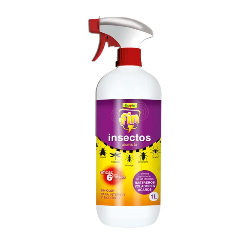 Flower - Insecticida Fin Insectos Voladores/Ácaros/Rastreros Atomic Lu 1 l.