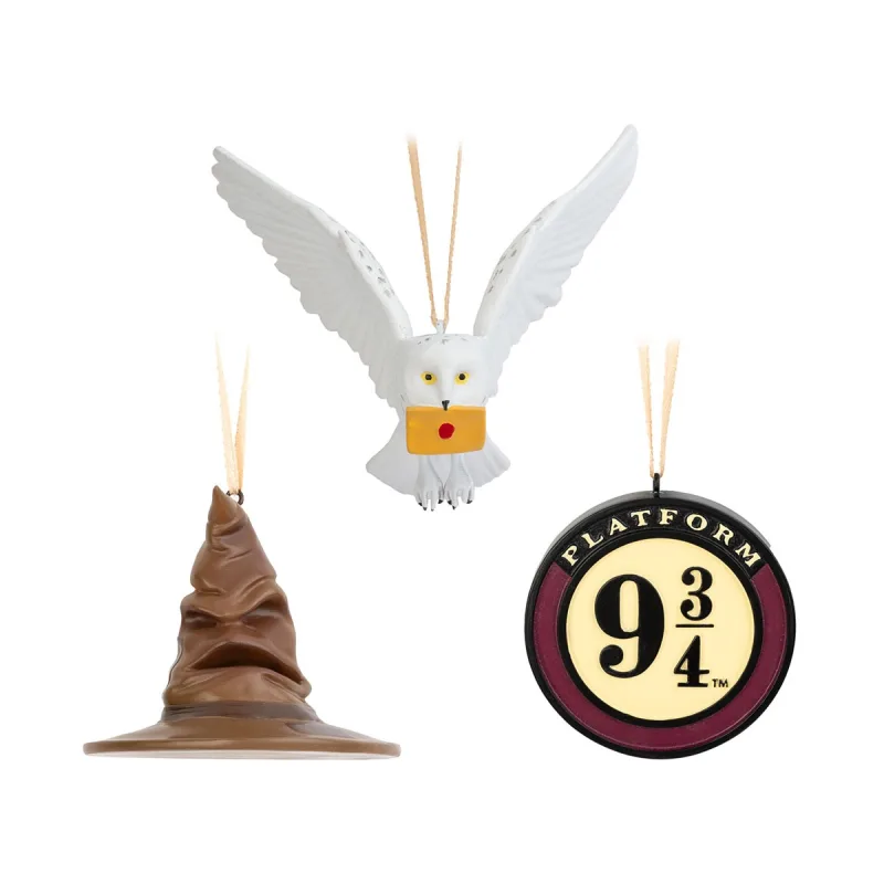 Erik - Set 3 Adorno Navidad Sombrero Harry Potter.