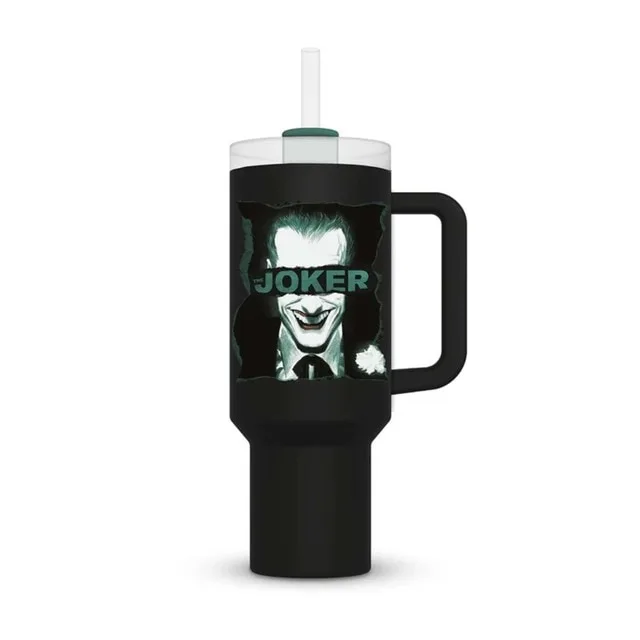 Pyramid International - Botella XL con pajita Joker DC Cómics.