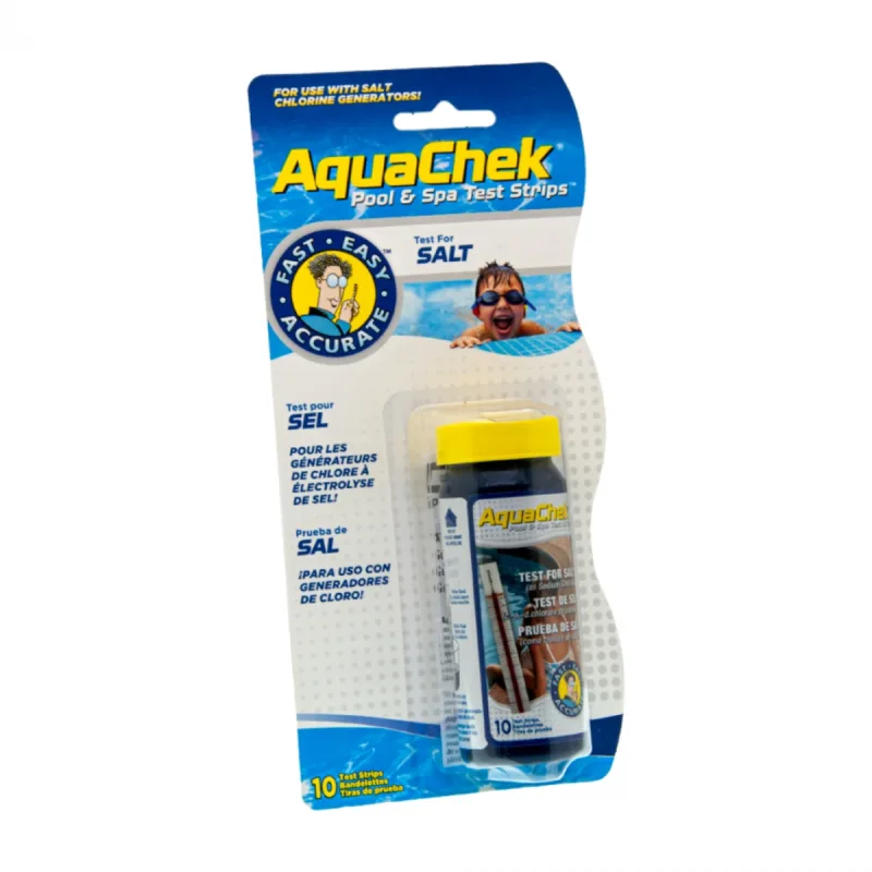 Quimicamp - Tiras Reactivas Análisis Salinidad Aquacheck White Salt 10 Uds.