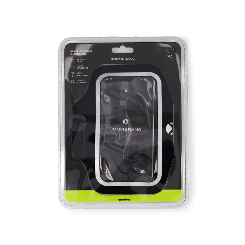 Boomerang - Brazalete porta smartphone 6,5'' Boomerang.
