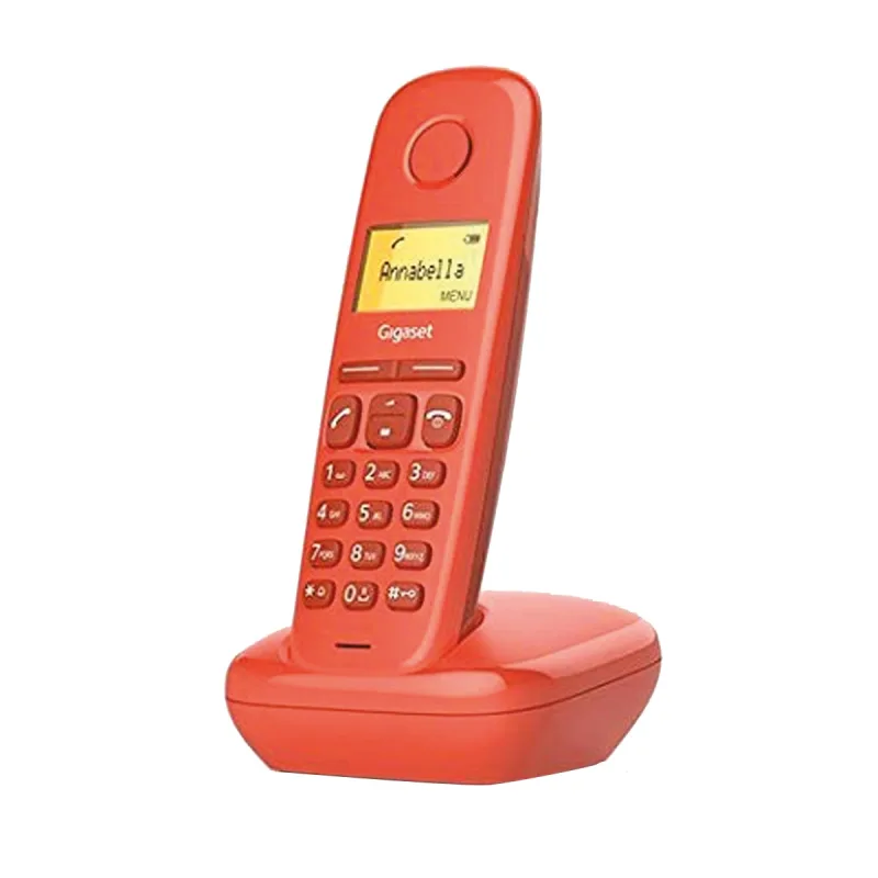 Gigaset - Teléfono inalamábrico Gigaset A170 Dect Rojo.