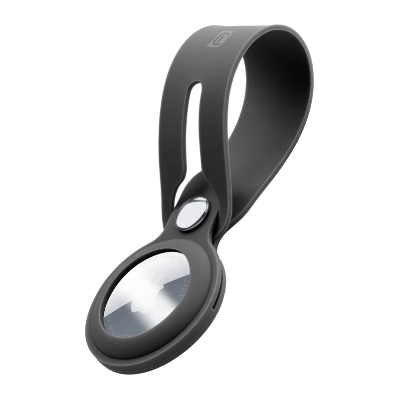 Cellular Line - Correa de silicona Cellularline Loop negro para AirTag.