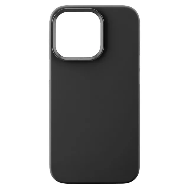 Cellular Line - Funda de silicona negra Cellularline Sensation para iPhone 16 Pro.