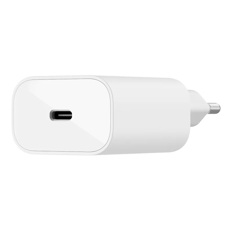 Belkin - Cargador de pared Belkin USB-C PD 3.0 PPS 25 W + cable USB-C a Lightning.