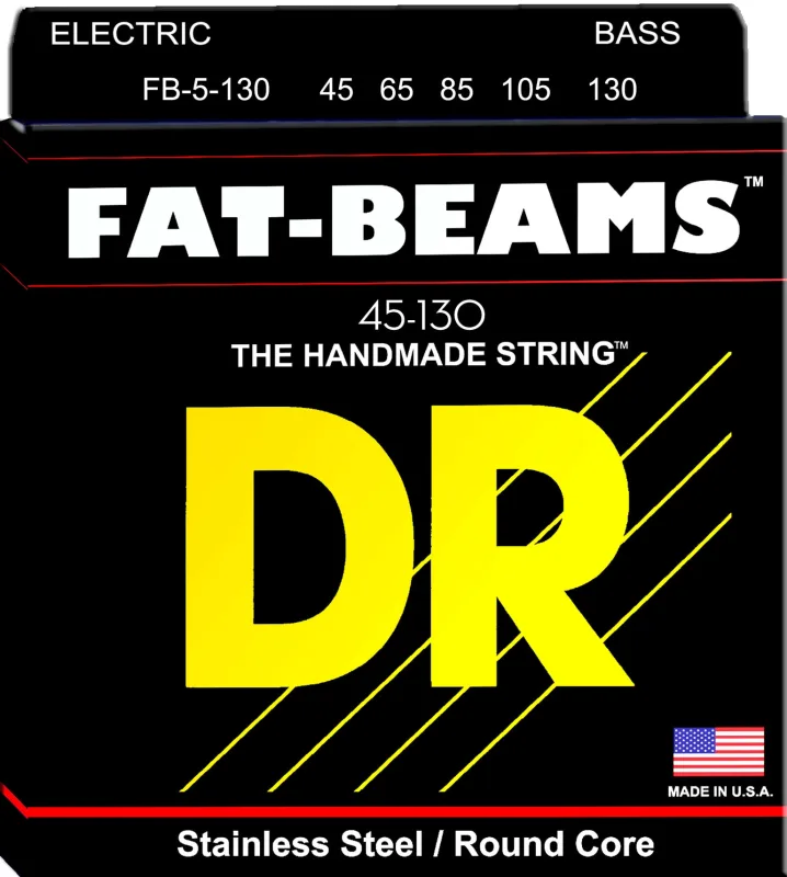 DR - Juego de cuerdas para Bajo DR Fb5-130 Fat-Beam.