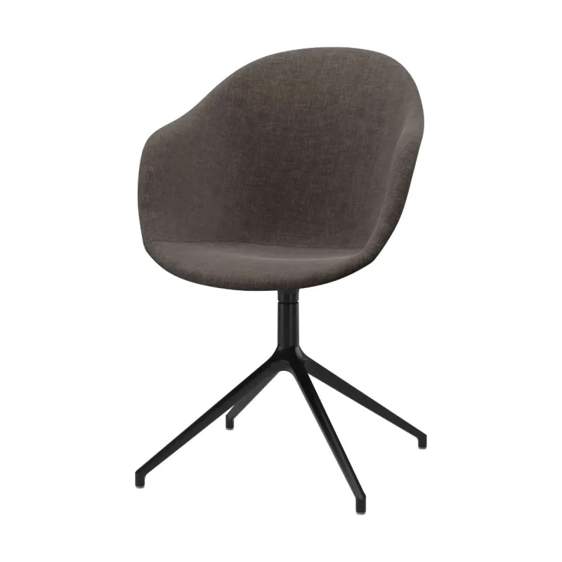 BoConcept - Pack de dos sillas Adelaide giratoria negra tela Napoli BoConcept.