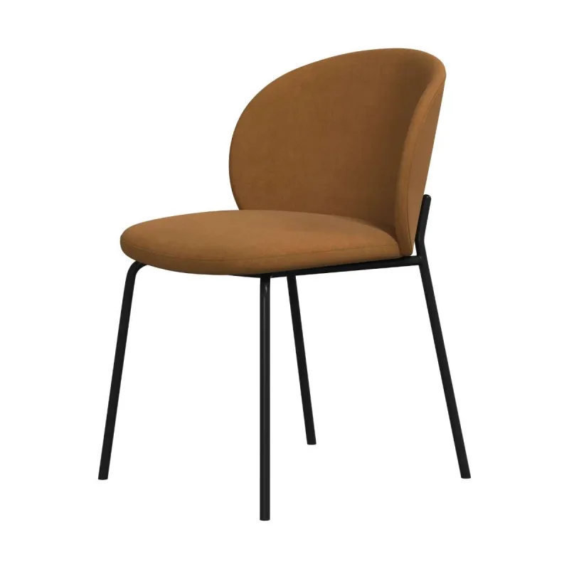 BoConcept - Pack de dos sillas Princeton negra tela Frisco BoConcept.