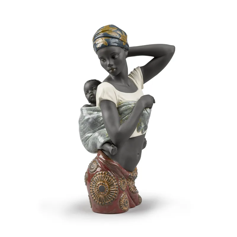 Lladró - Figura Decorativa madre Sabor Africano Lladró.
