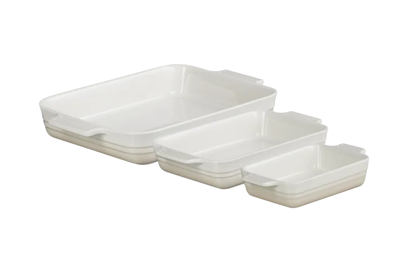 Le Creuset - Set de 3 bandejas rectanglares Le Creuset.