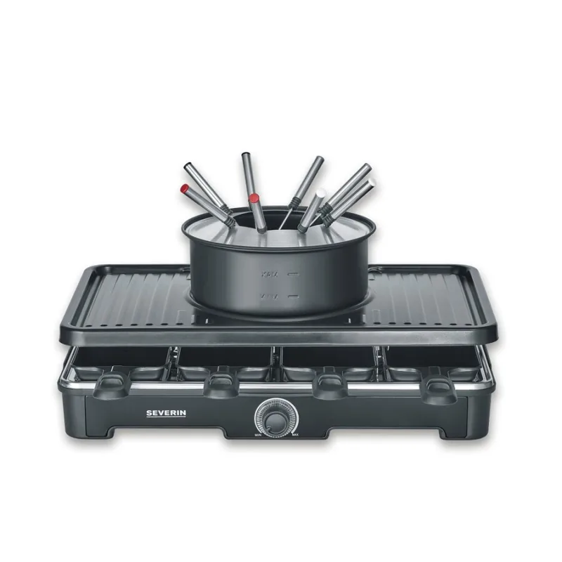 SEVERIN - Parrilla raclette y fondue SEVERIN RG 2347 1400 W.