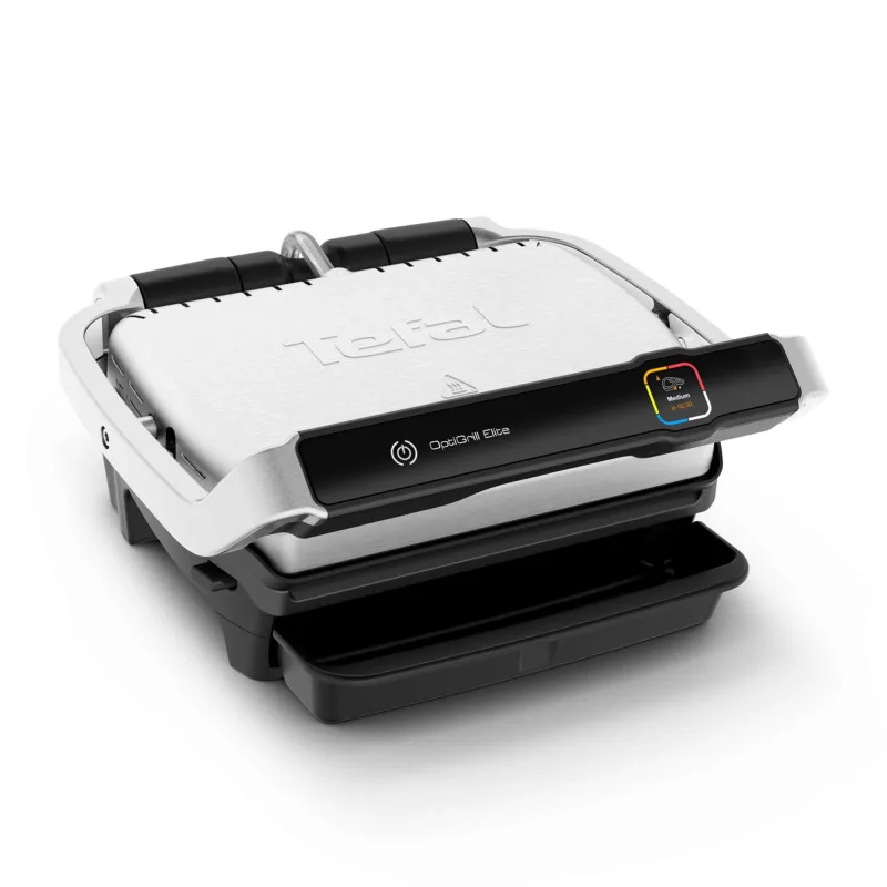 Tefal - Parrilla eléctrica Tefal Optigrill Elite GC750D con 12 programas automáticos.