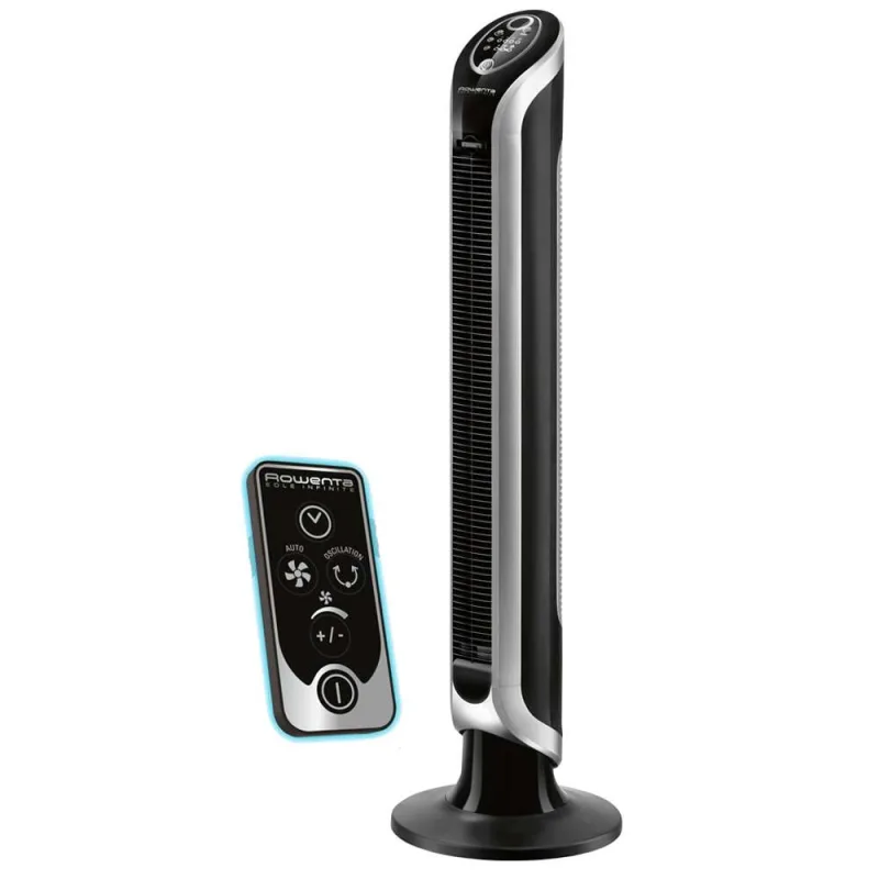 Rowenta - Ventilador de torre Rowenta Eole Infinite VU6670 43 dB(A) con temporizador y 3 velocidades.
