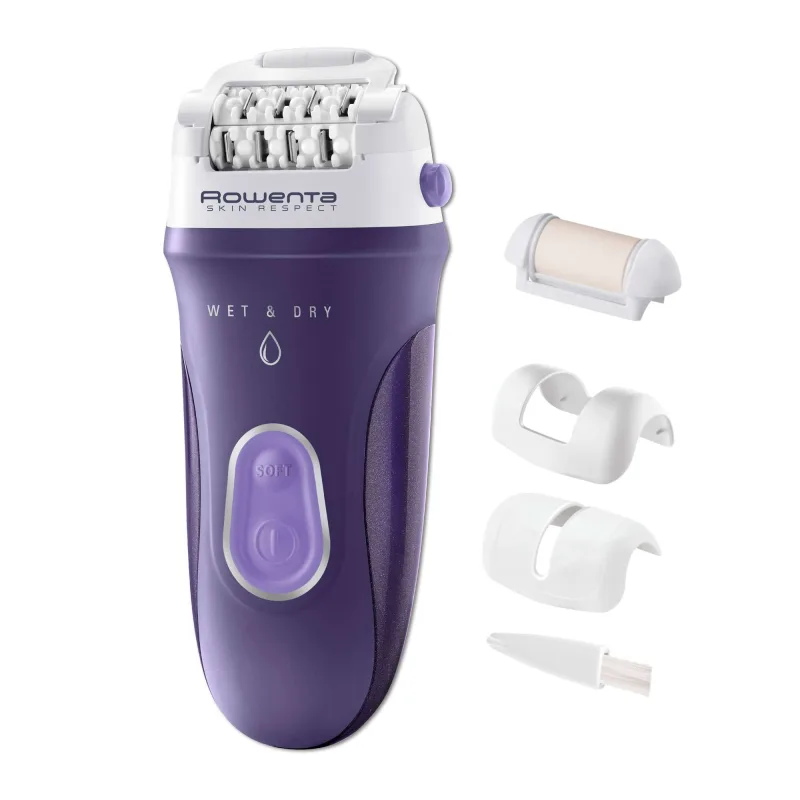 Rowenta - Depiladora Rowenta Skin Respect a prueba de agua.