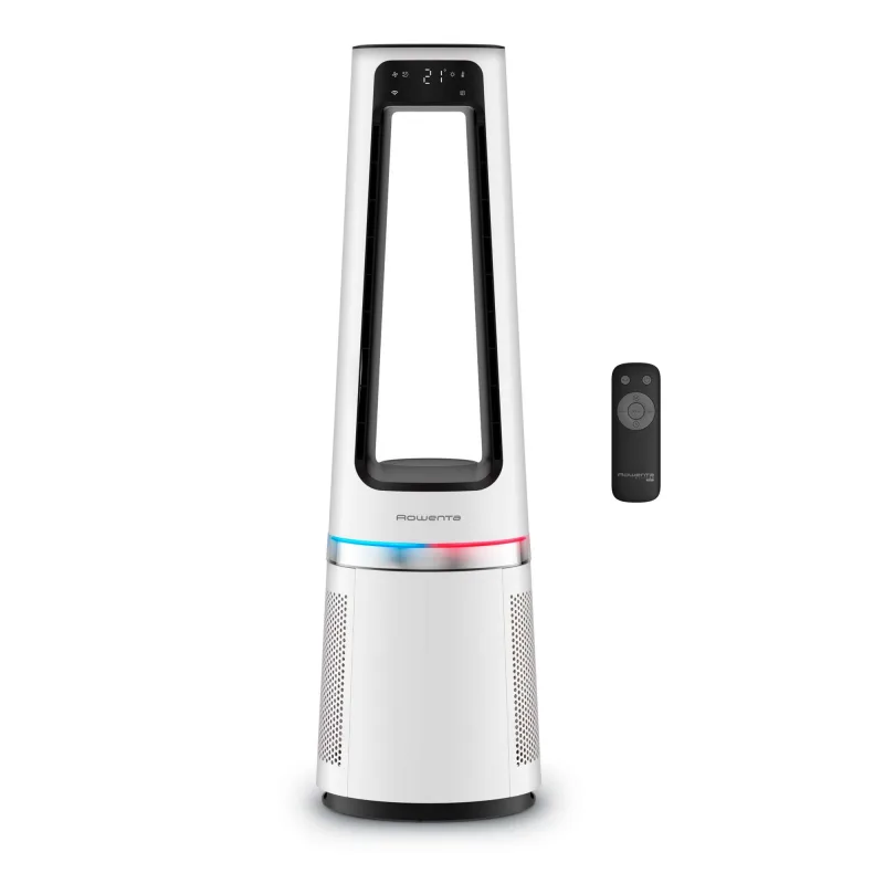 Rowenta - Calefactor Ventilador Purificador Rowenta QU5060 Eclipse 3 en 1 temporizador 12 , silencioso y oscilación múltiple.