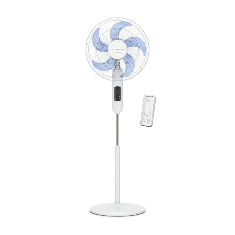 Rowenta - Ventilador de pie Rowenta VU5450 Turbo Silence 8 velocidades 35 dB(A) con mando a distancia.