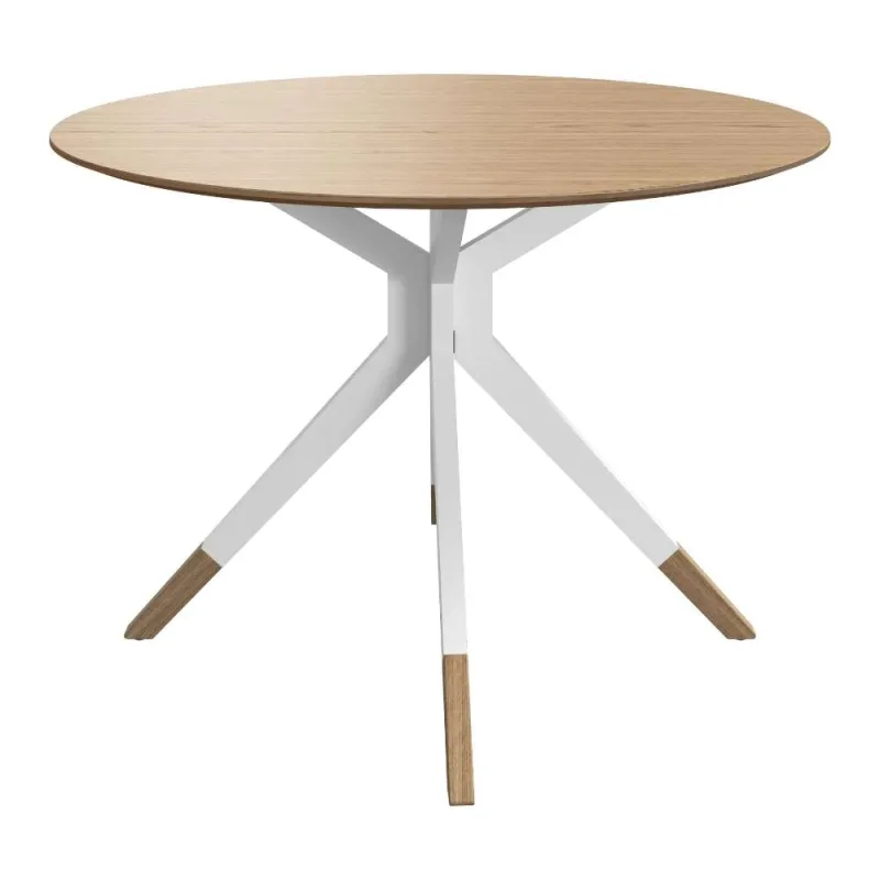BoConcept - Mesa Billund madera de roble pata blanca BoConcept.