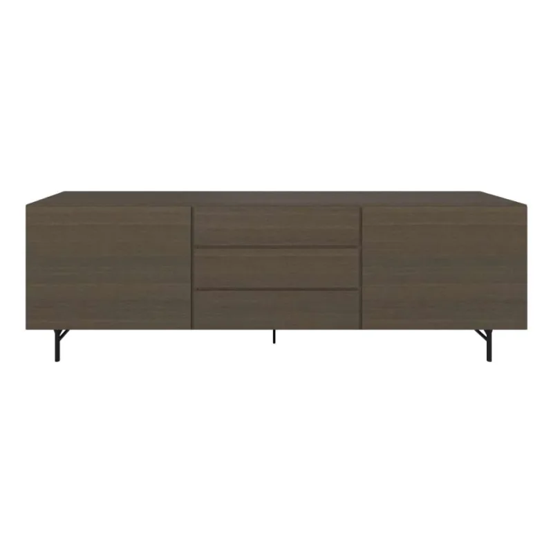 BoConcept - Aparador de madera de roble con 2 puertas y 3 cajones Lugano BoConcept.