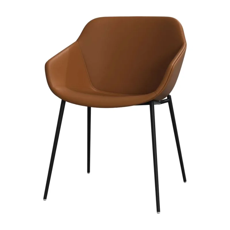 BoConcept - Pack de dos sillas Vienna en piel Nordic Grain BoConcept.