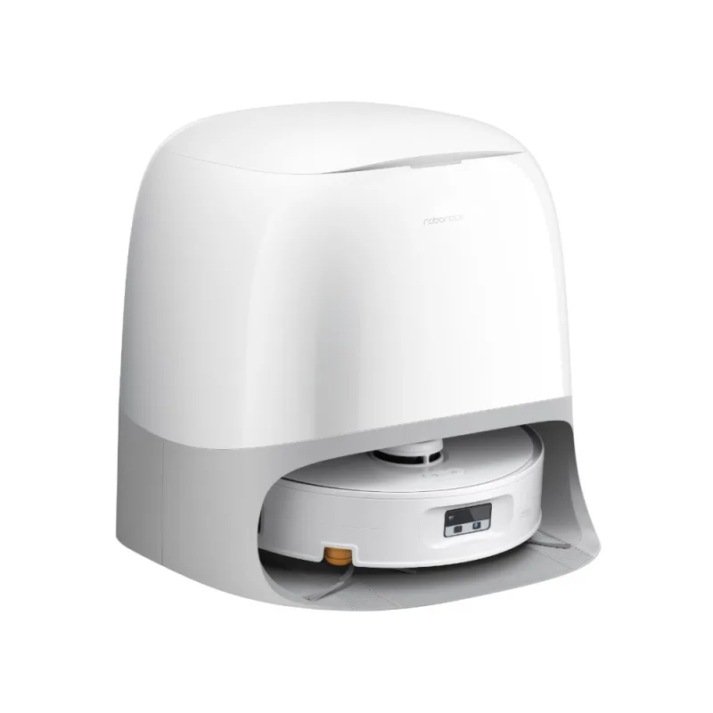 Roborock - Robot aspirador Roborock QREVO CURV 2 FLOWX con rodillo y base multifunción potencia de succión 20000Pa batería 5200mAh.