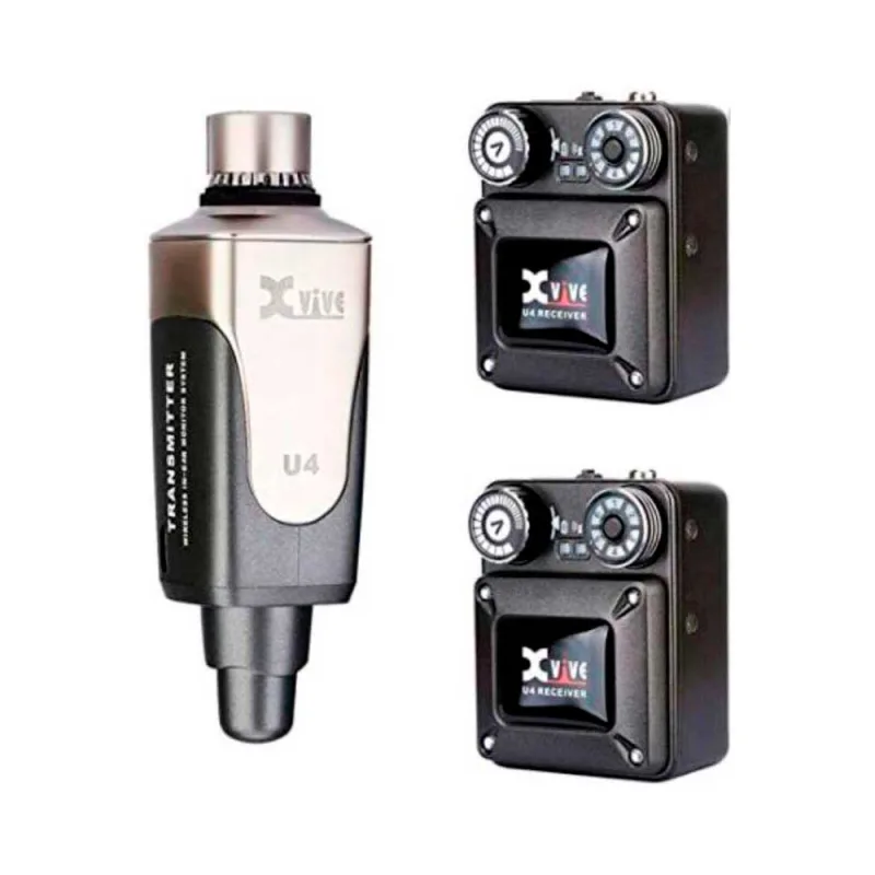XVIVE - Sistema In Ear inalámbrico Xvive U4 R2 (1 Emisor + 2 Receptores).