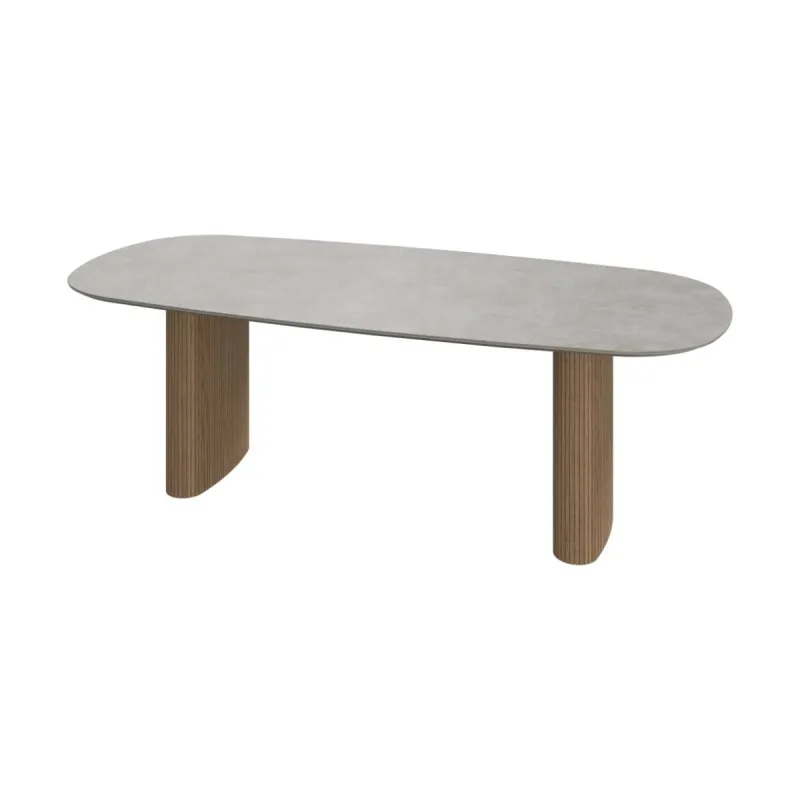 BoConcept - Mesa Santiago roble y cerámica BoConcept.