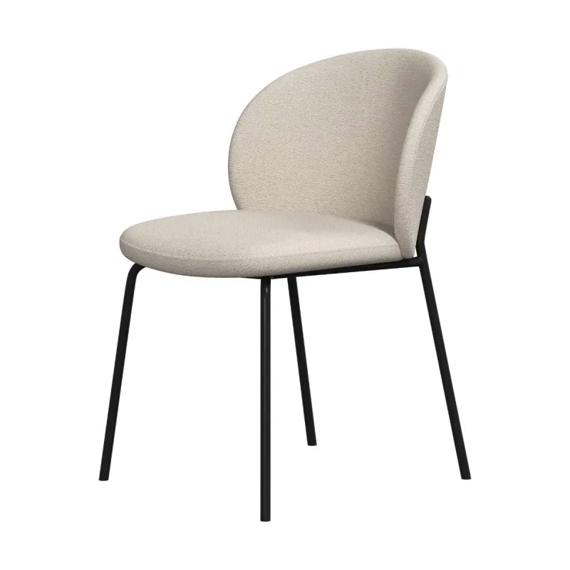 BoConcept - Pack de dos sillas Princeton negra tela Bristol BoConcept.