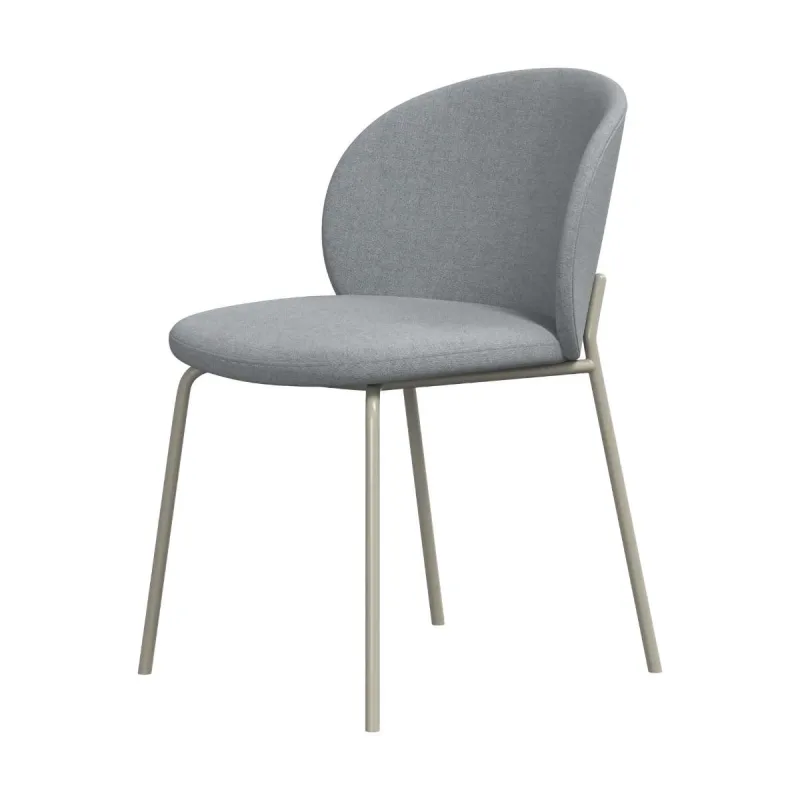 BoConcept - Pack de dos sillas Princeton gris ceniza tela Frisco BoConcept.
