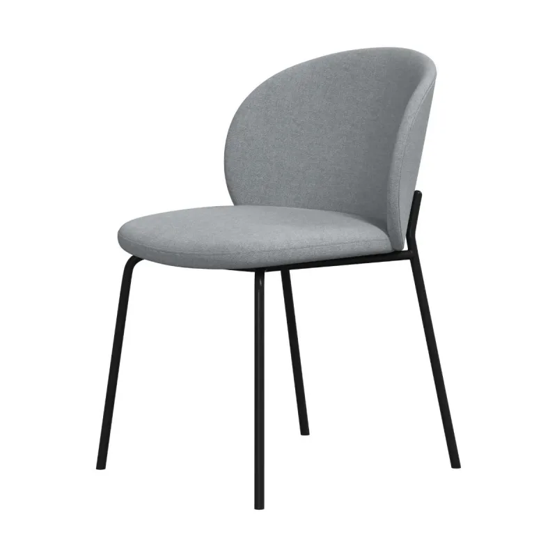 BoConcept - Pack de dos sillas Princeton negra tela Frisco BoConcept.
