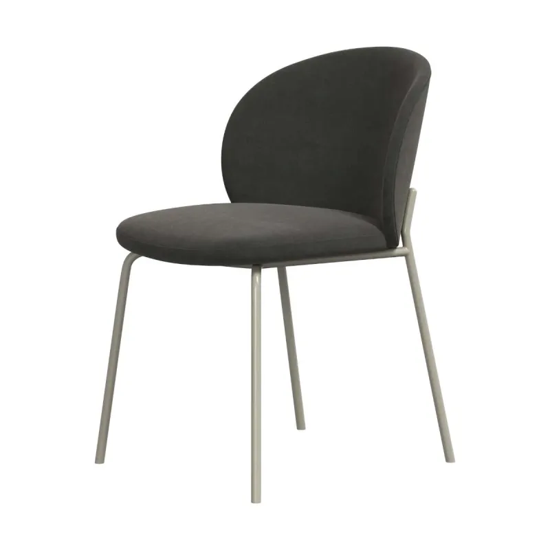 BoConcept - Pack de dos sillas Princeton gris ceniza tela Frisco BoConcept.