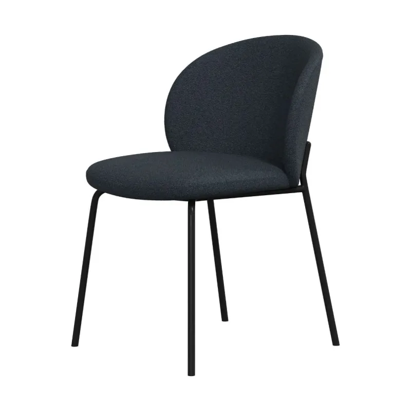 BoConcept - Pack de dos sillas Princeton negra tela Bristol BoConcept.