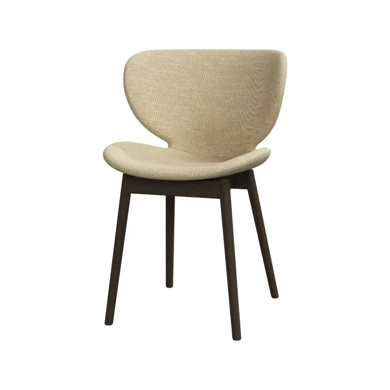 BoConcept - Pack de dos sillas Hamilton pata roble oscuro tela Skagen BoConcept.