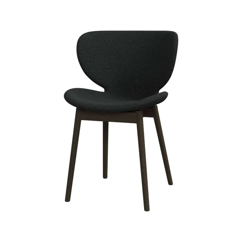 BoConcept - Pack de dos sillas Hamilton pata roble oscuro tela Skagen BoConcept.