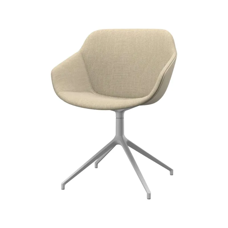 BoConcept - Pack de dos sillas Vienna giratoria pata blanca en tela Nani BoConcept.