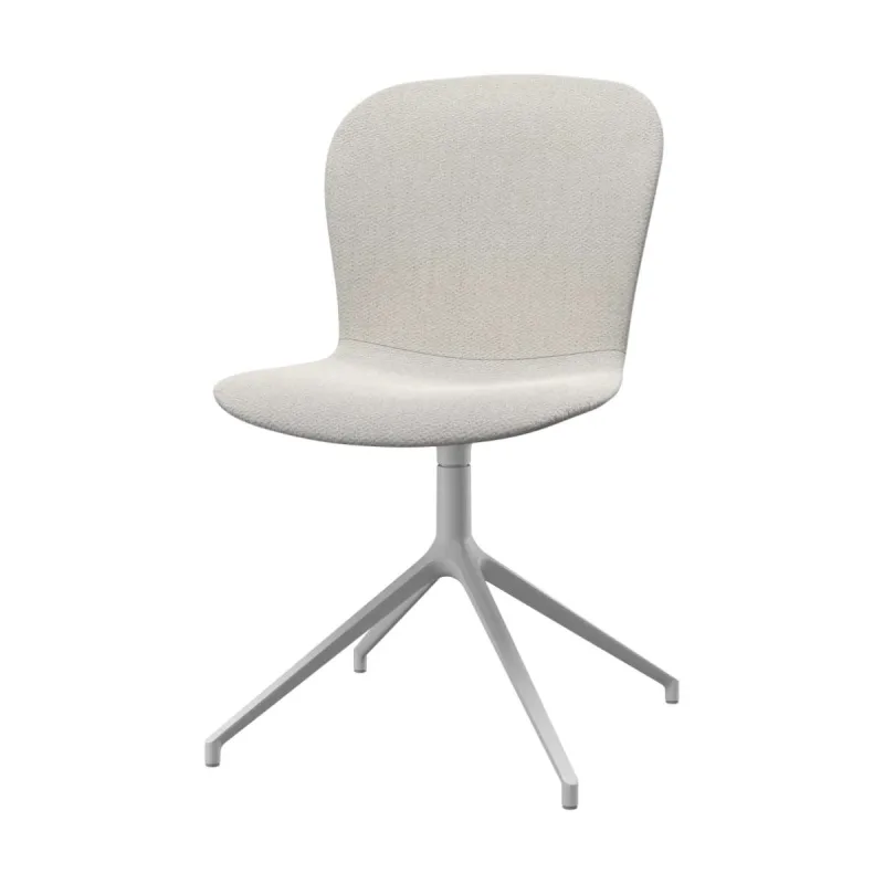 BoConcept - Pack de dos sillas Adelaide giratoria blanca tela Lazio BoConcept.