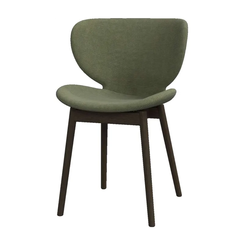 BoConcept - Pack de dos sillas Hamilton pata roble oscuro tela Skagen BoConcept.