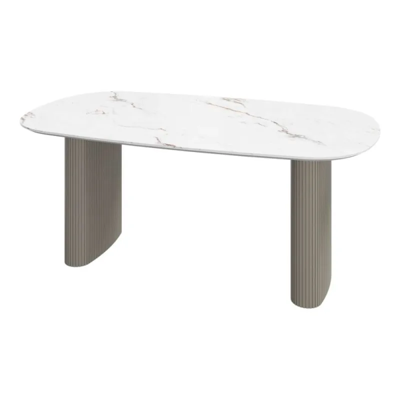 BoConcept - Mesa Santiago madera y cerámica mármol BoConcept.