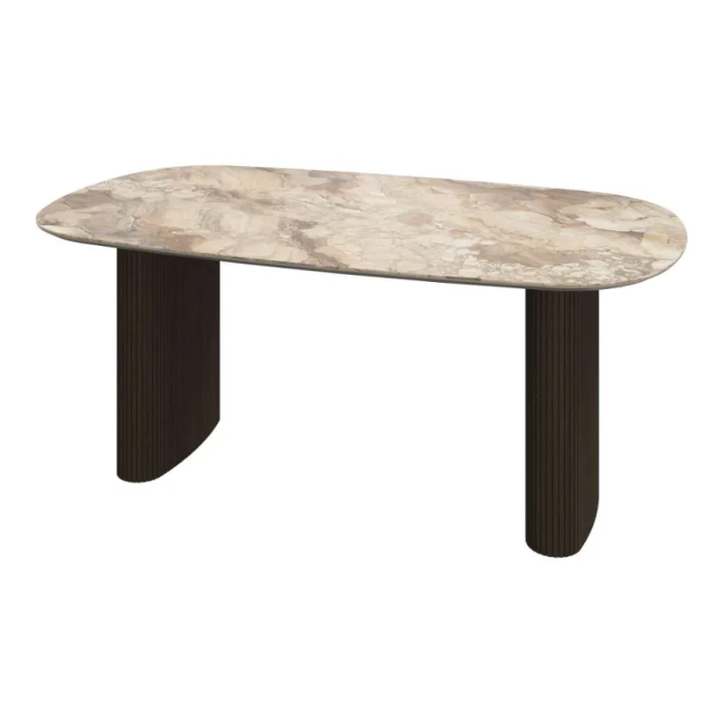 BoConcept - Mesa Santiago madera y cerámica mármol BoConcept.