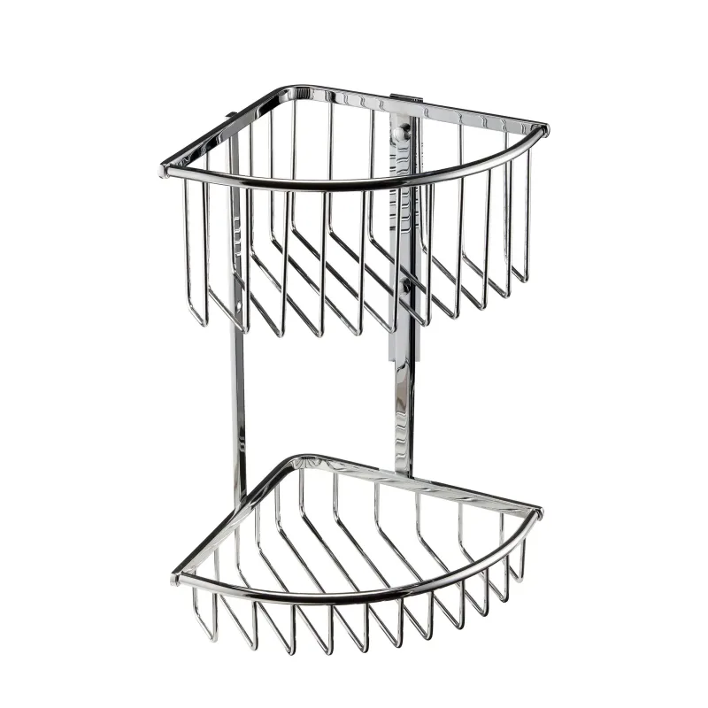 Manillons Torrent - Jabonera rinconera de rejilla con 2 cestas para atornillar Manillons Torrent.