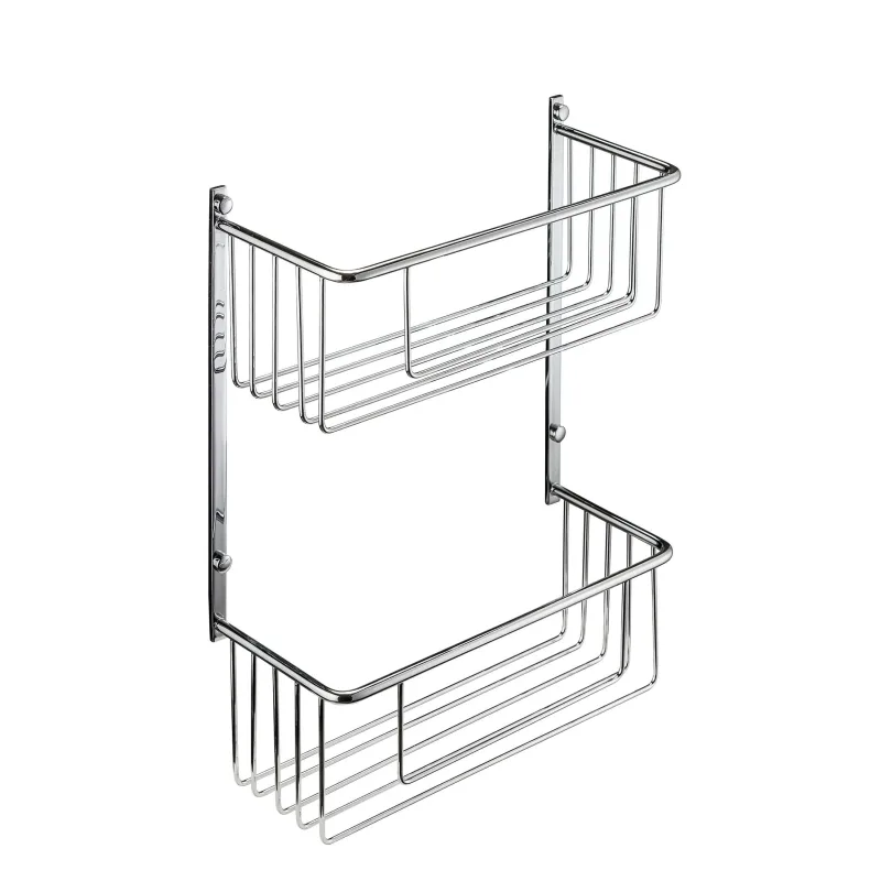 Manillons Torrent - Jabonera rinconera de rejilla con 2 cestas para atornillar Manillons Torrent.