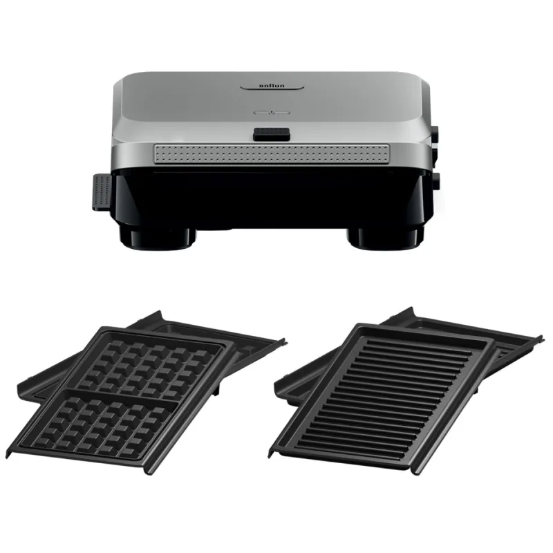 Braun - Sandwichera gofrera Braun SnackMaker 5 SM5006 3 en 1.