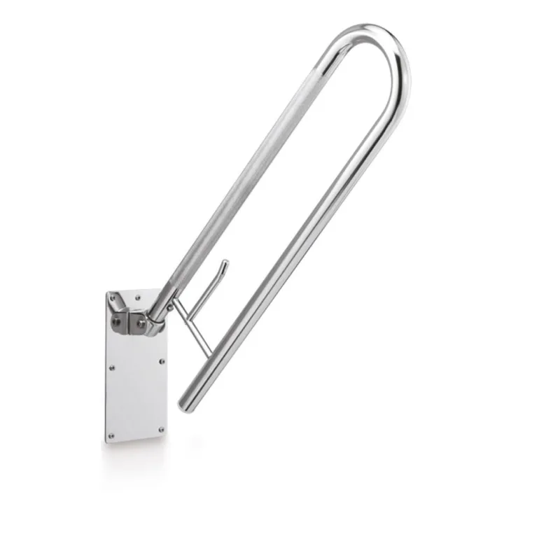 Beltrán - Asidero para baño antideslizante abatible con portarrollos y soporte grande Beltrán.