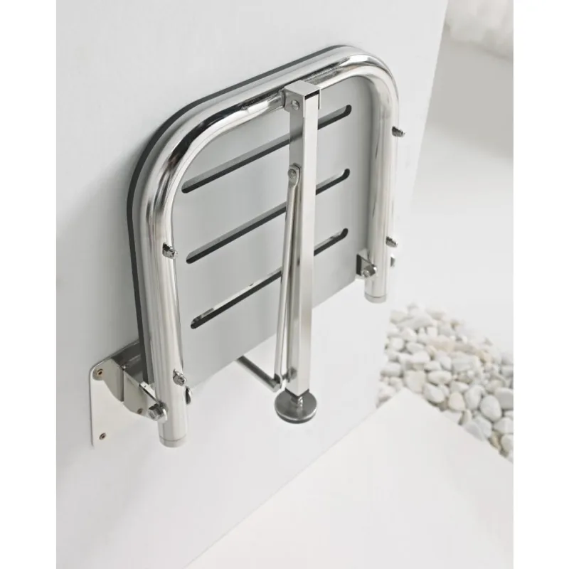 Beltrán - Asiento de ducha plegable con tornillos y soporte Beltrán.