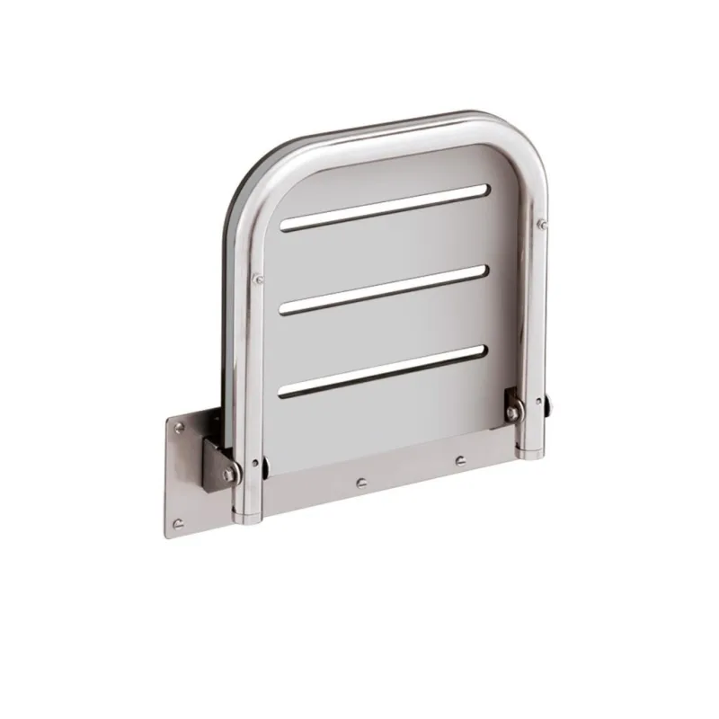 Beltrán - Asiento de ducha plegable con tornillos y base extendida.