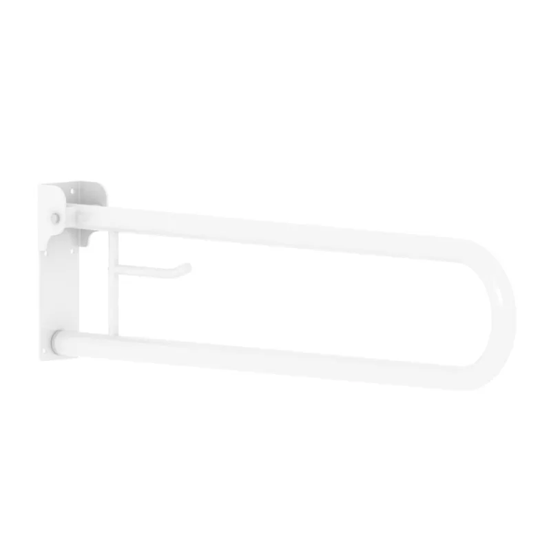 Beltrán - Asidero de baño tubo abatible liso con portarrollos Beltrán.