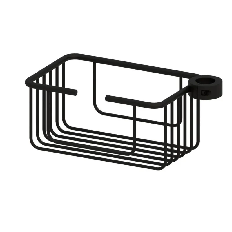 Beltrán - Jabonera de rejilla lateral posición derecha para barra de ducha Beltrán.