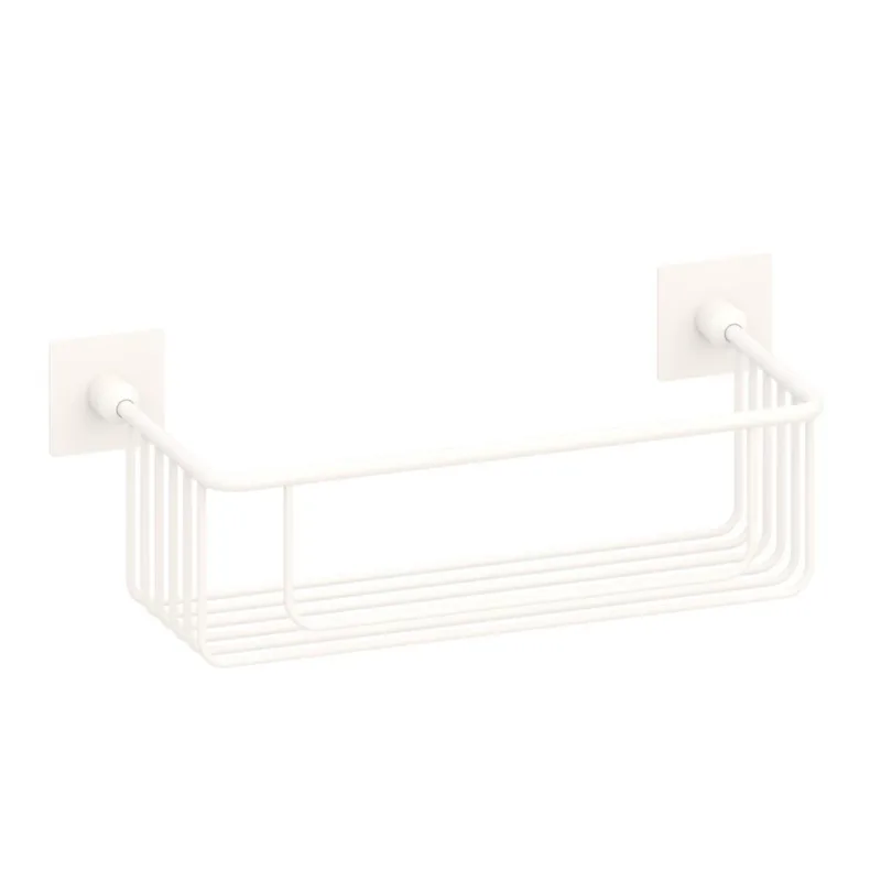 Beltrán - Jabonera de rejilla rectangular con plafón con adhesivo Beltrán.